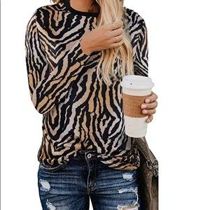 Leopard long sleeve shirt